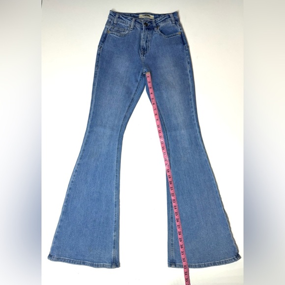 Rock & Roll Denim Women’s High Rise Flare Jeans Size- Waist 27 / Length 34 - Picture 3 of 12
